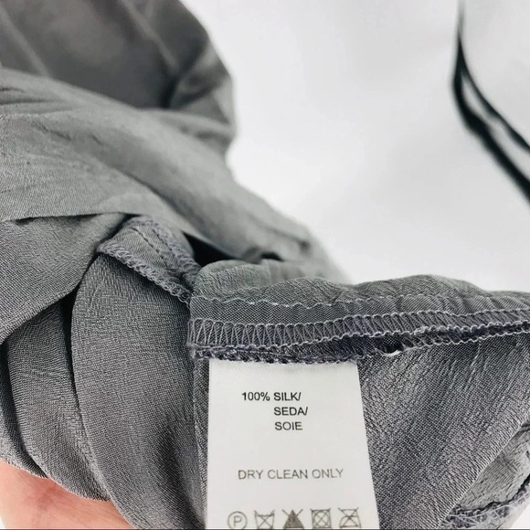 Kensie 100% silk sundress w/ruched front pockets - Picture 5 of 6